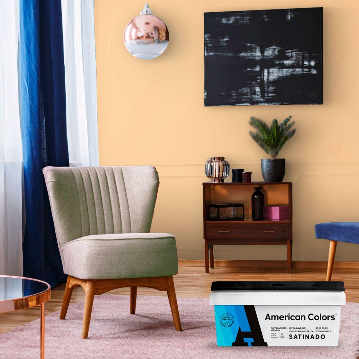 AMERICAN COLORS - Pintura American Colors Marfil 1GL