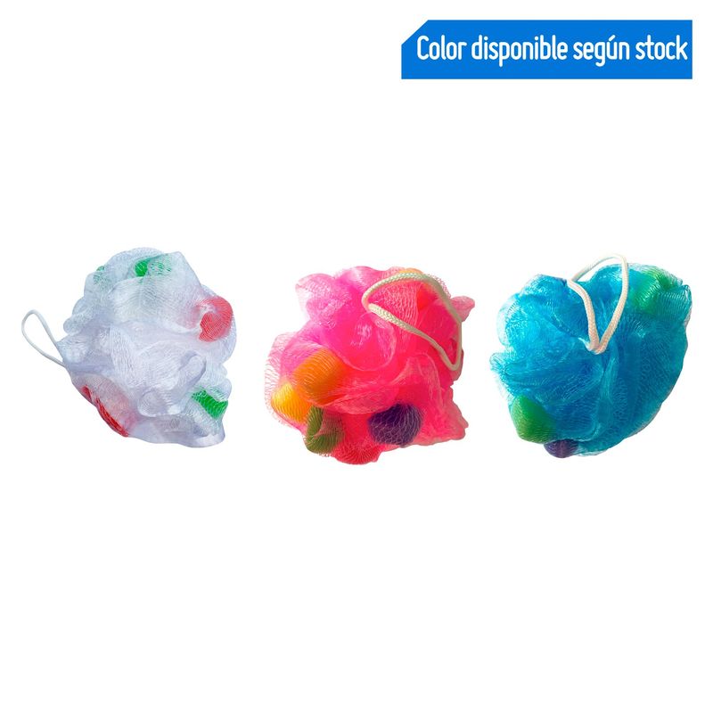JUST HOME COLLECTION - Esponja de Baño Nylon Grande