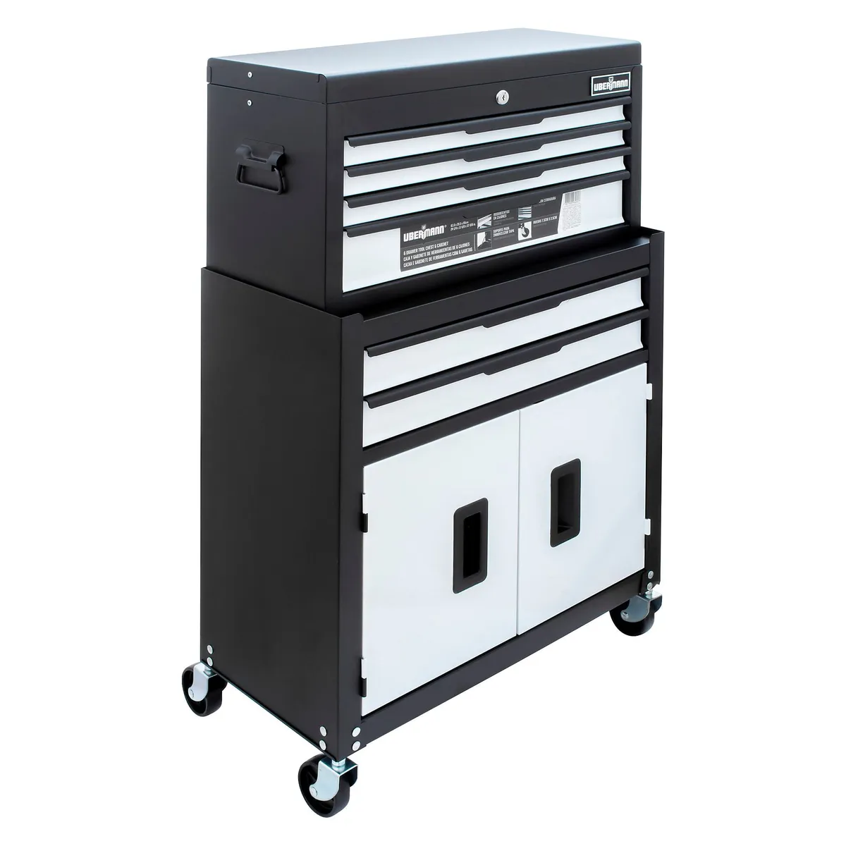 UBERMANN - Estante De Metal Para Herramientas 2 en 1 Ubermann