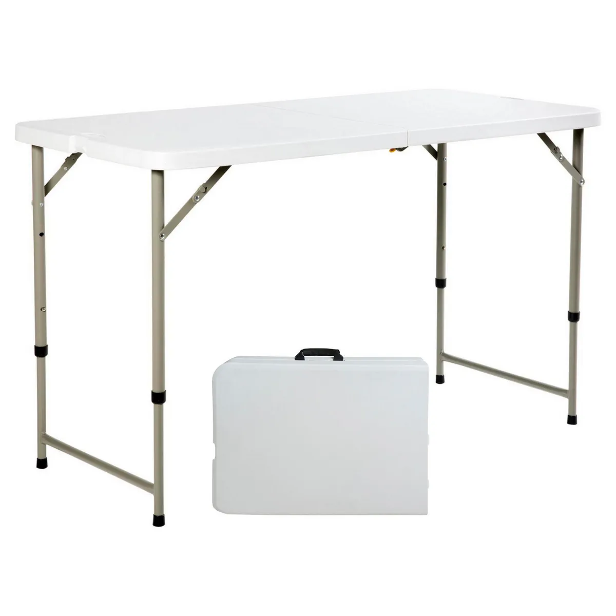 JUST HOME COLLECTION - Mesa Plegable Rectangular Arena 120x60x74 Cm