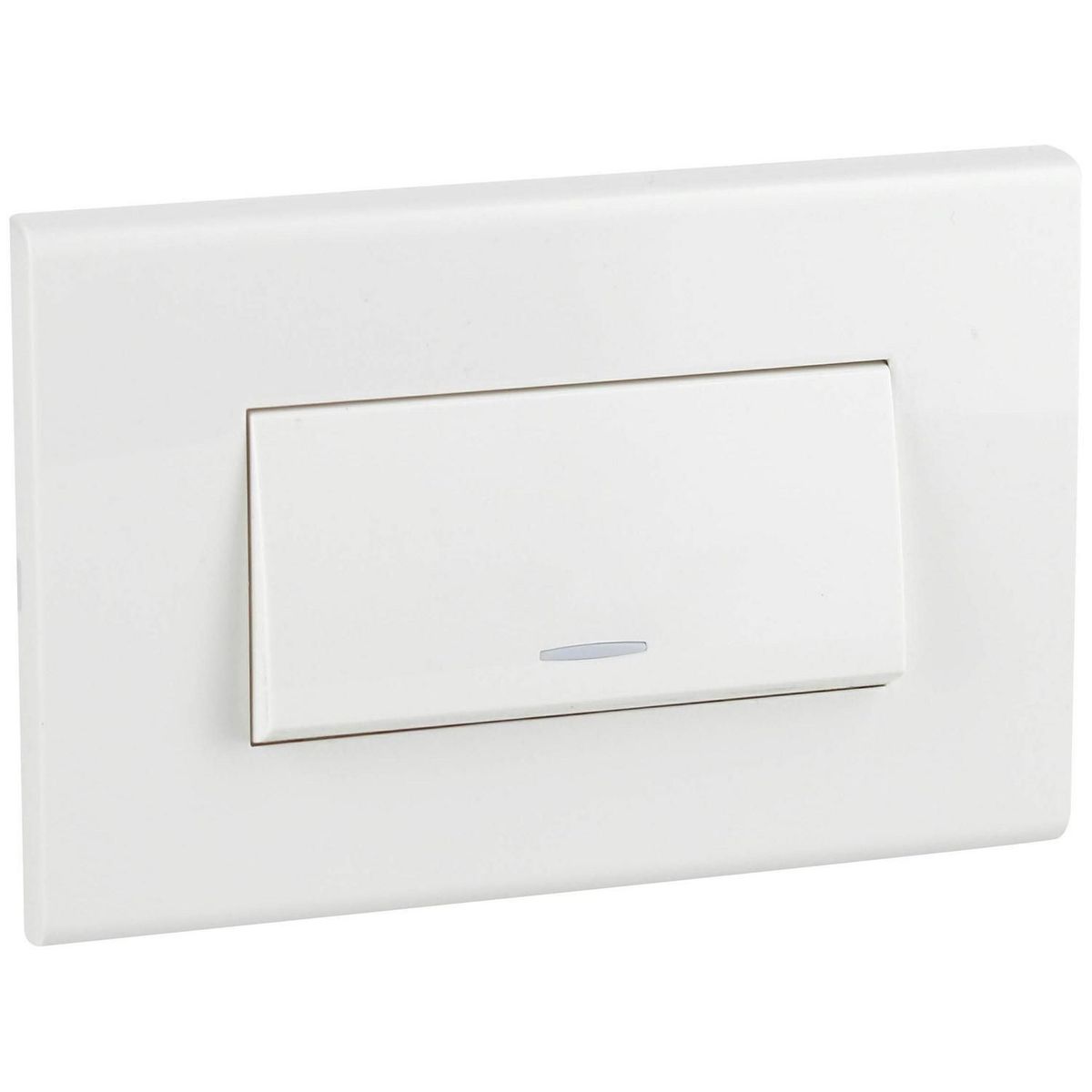 HALUX - Conmutador Simple Clio Blanco