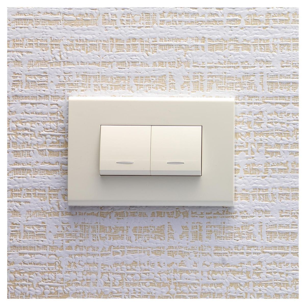 HALUX - Interruptor Doble Clio Blanco