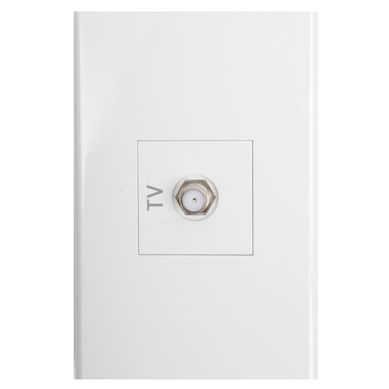 Toma Coaxial TV Clio Blanco