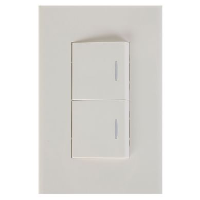 Interruptor Doble Halux Clio Marfil