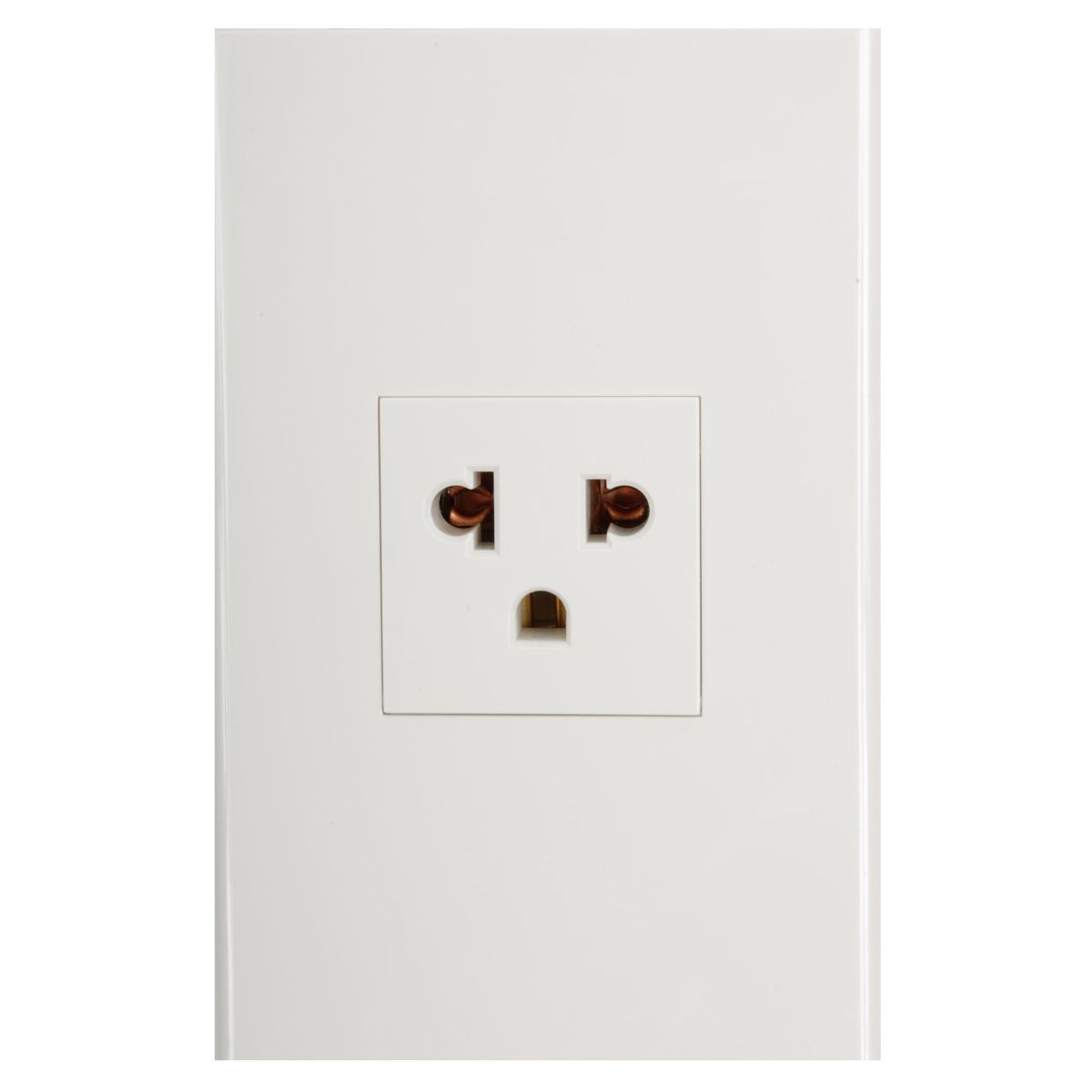 HALUX - Tomacorriente Simple P/T Clio Marfil