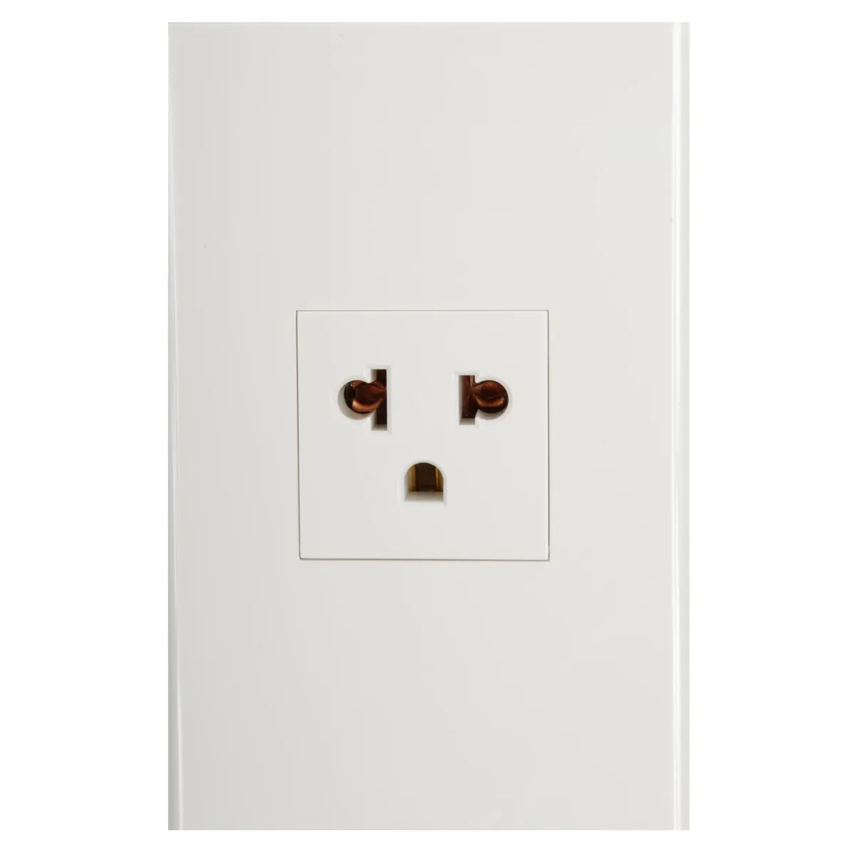 HALUX - Tomacorriente Simple P/T Clio Marfil