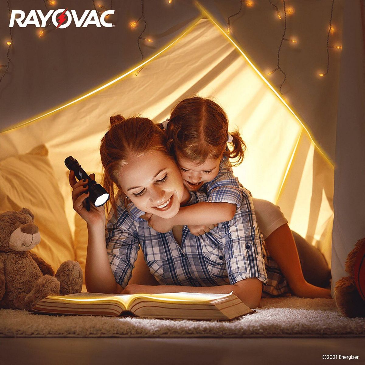 RAYOVAC - Linterna de mano Rayovac 35lm + 2 Pilas D