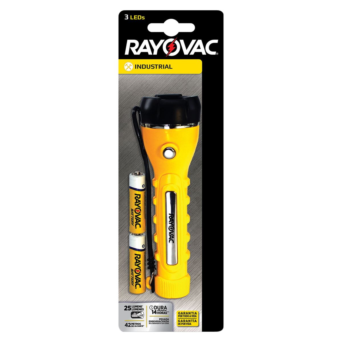 RAYOVAC - Linterna de mano Rayovac 18lm + 2 Pilas AA