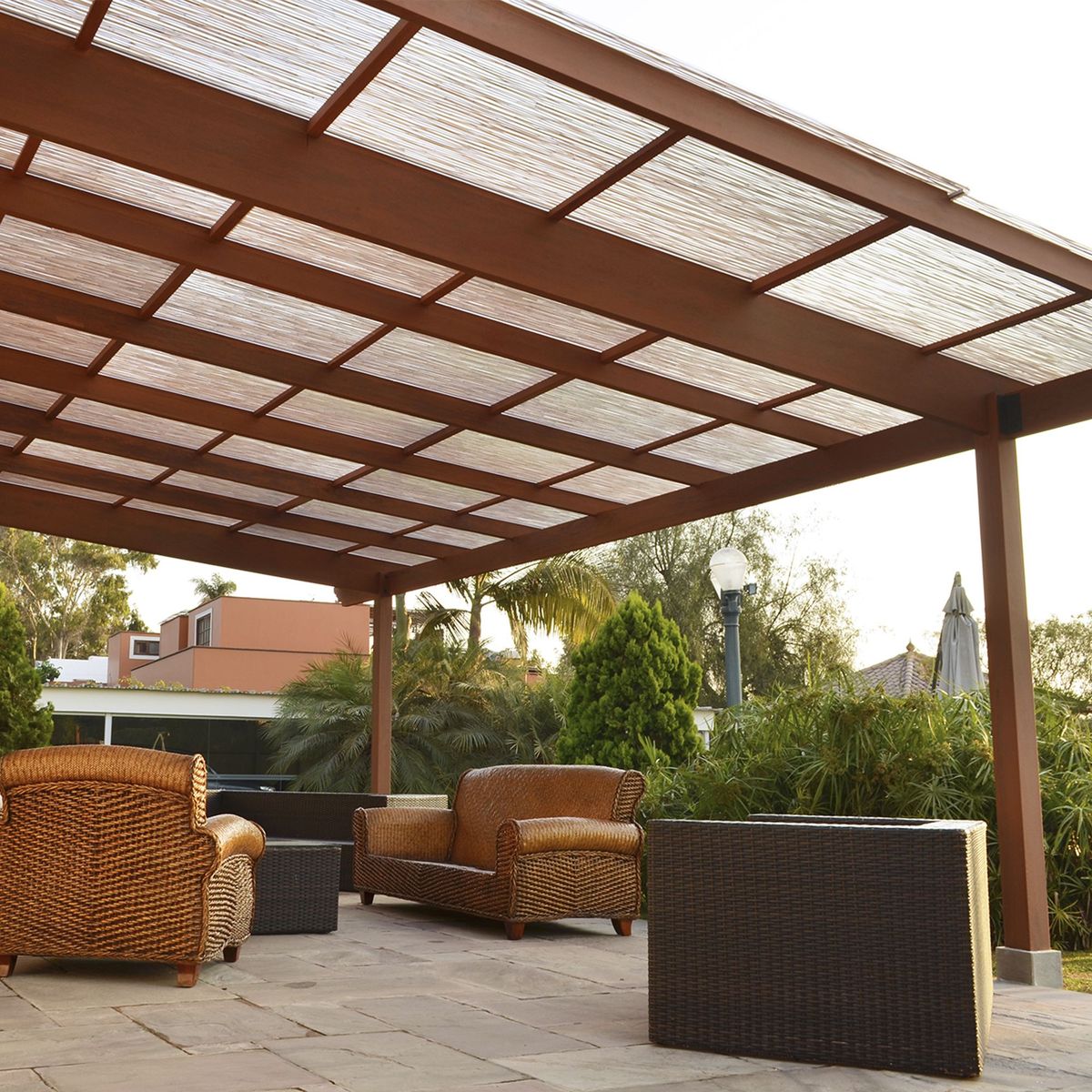 POLYARQ - Techo Policarbonato Bambu Transparente 1x2mx8mm