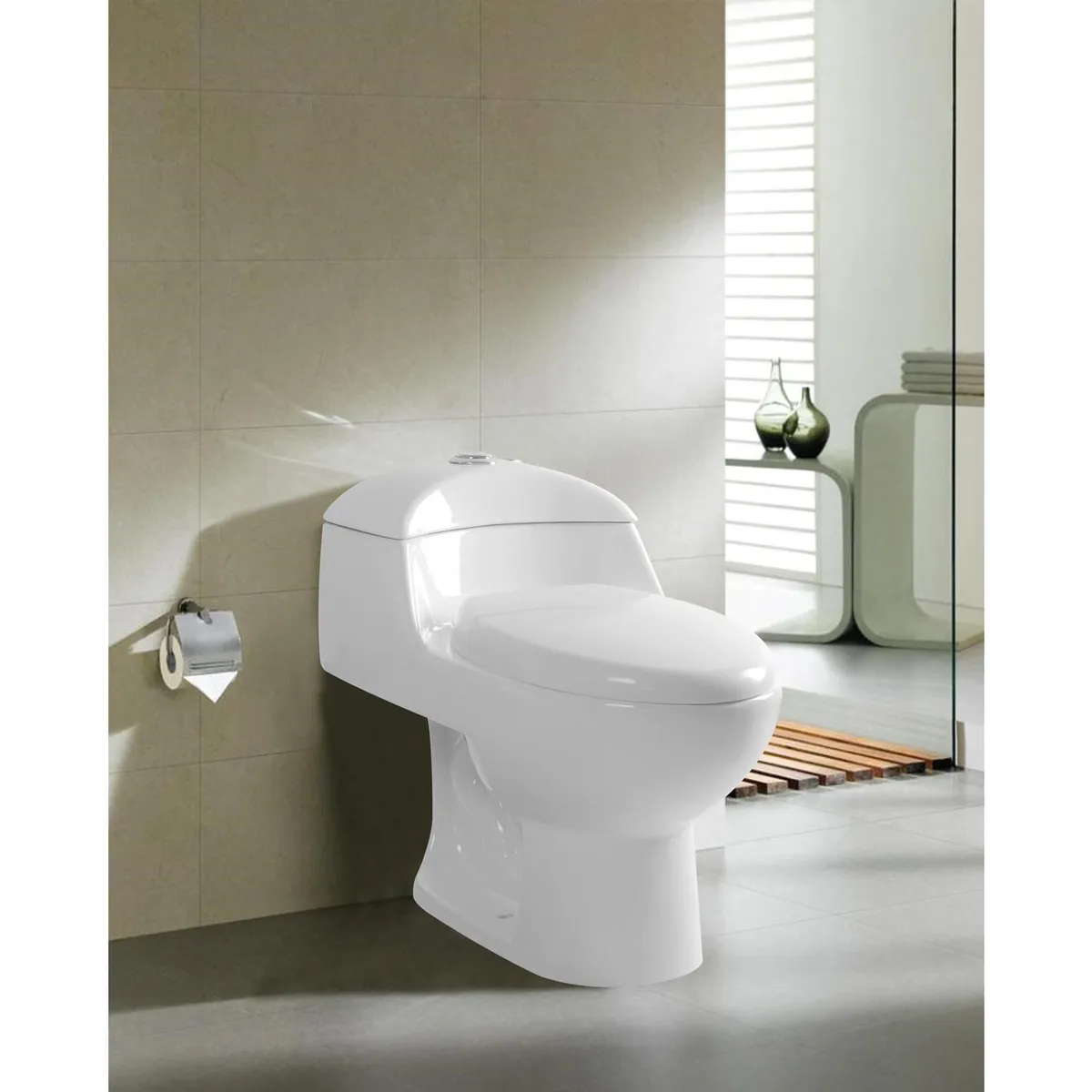 SENSI DACQUA - WC Inodoro One Piece Lara Plus Blanco