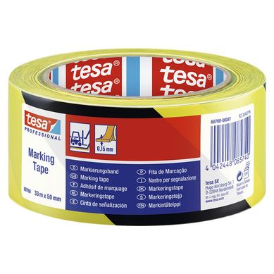 Cinta de Seguridad de Sealizacin Amarillo y Negro 50 mm x 33 m