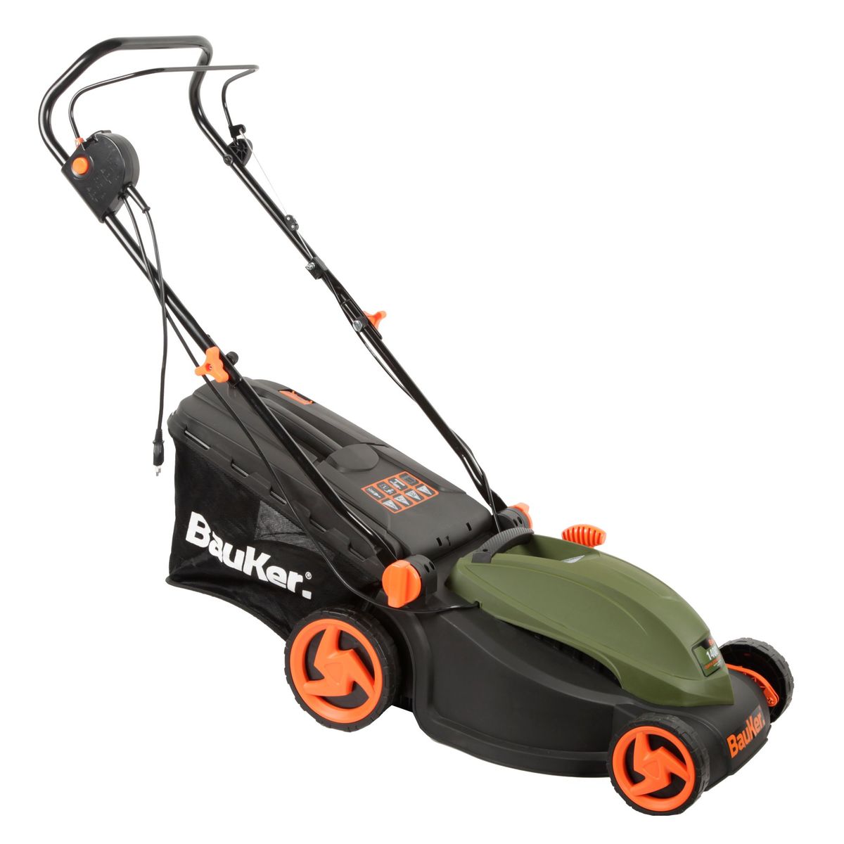 BAUKER - Cortacesped Electrico 1400W