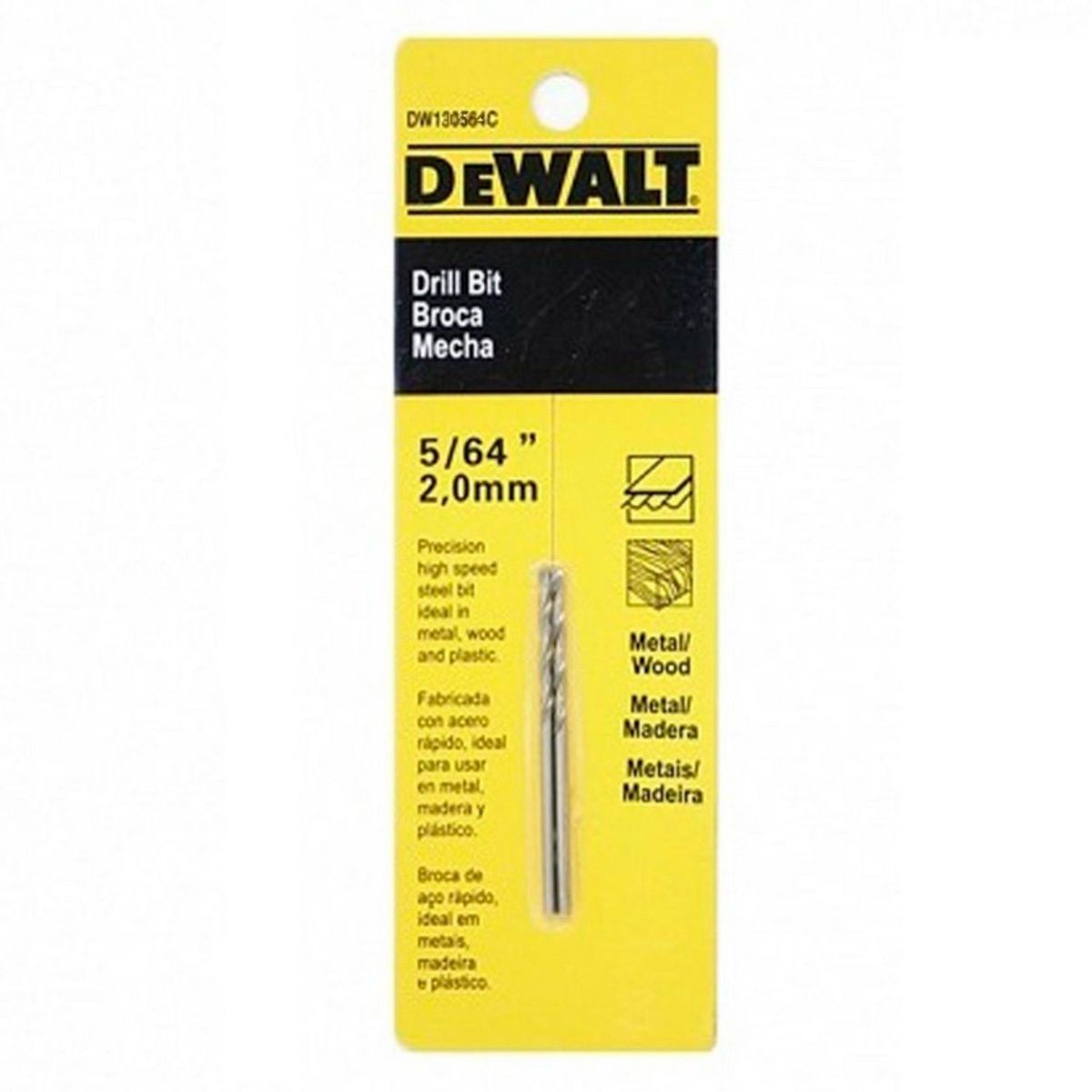 DEWALT - Broca para Metal 2 mm x 2 unidades Dewalt