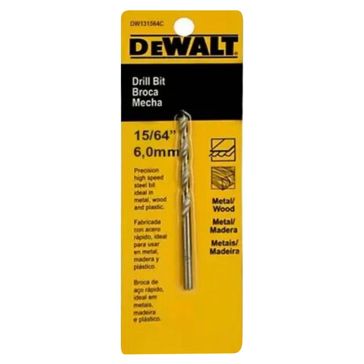 DEWALT - Broca para Metal 6 mm Dewalt