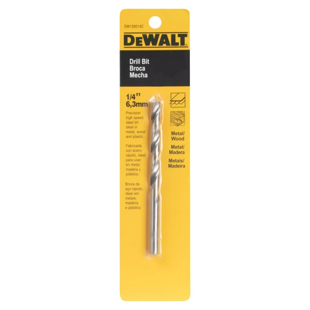DEWALT - Broca para Metal 6.3 mm Dewalt