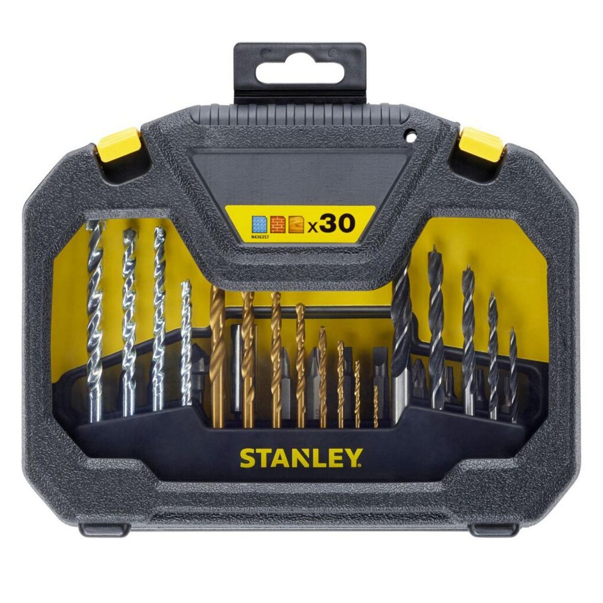 STANLEY - Set de Brocas y Puntas de Atornillar 30 Piezas Stanley