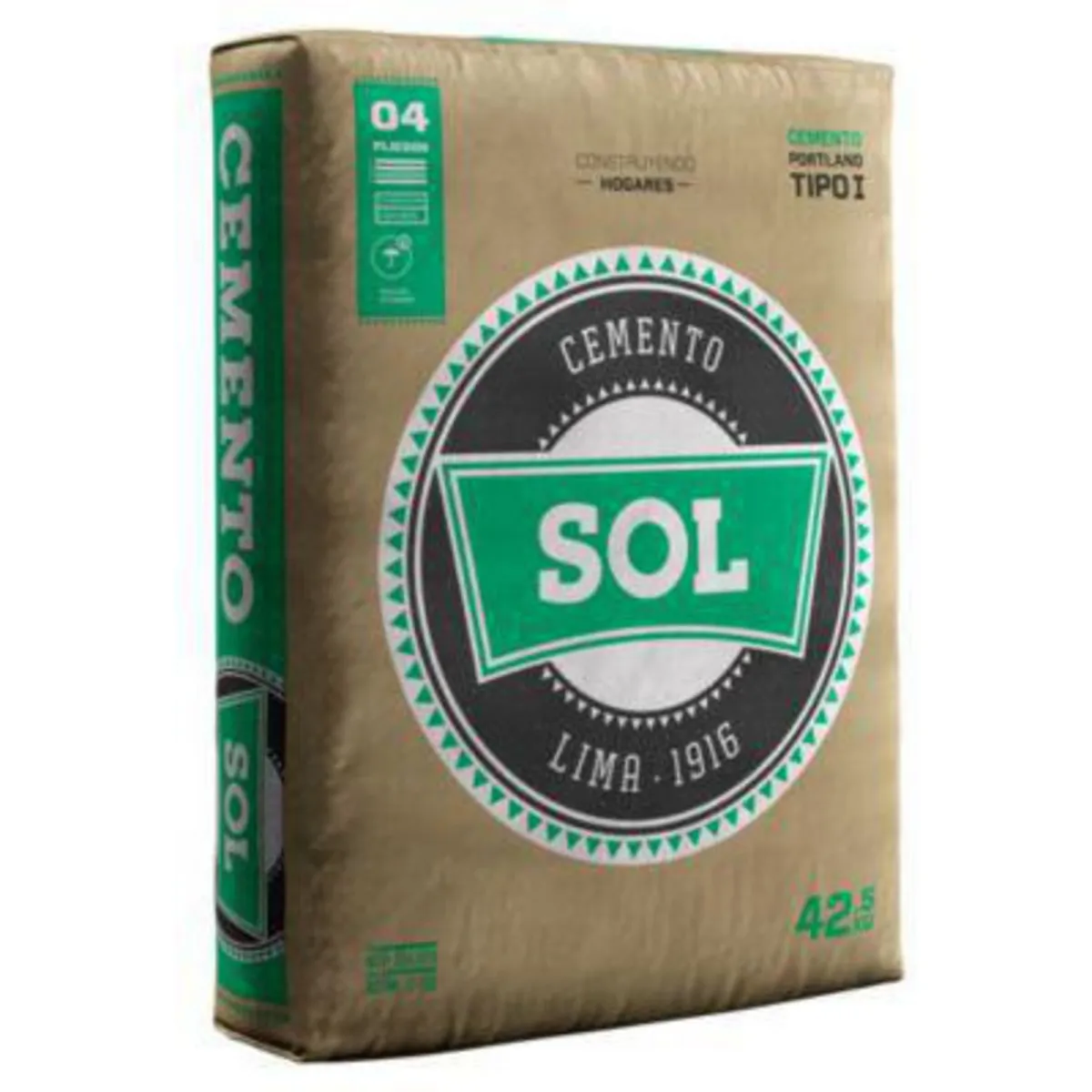 SOL - Cemento Sol Portland Tipo I 42.5 kg
