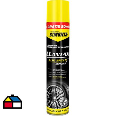 Limpiador Renovador de Llantas SIMONIZ en Espuma 480ml