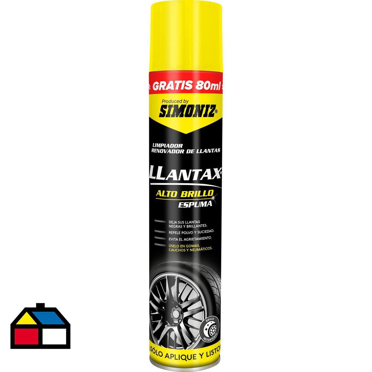 SIMONIZ - Limpiador Renovador de Llantas SIMONIZ en Espuma 480ml