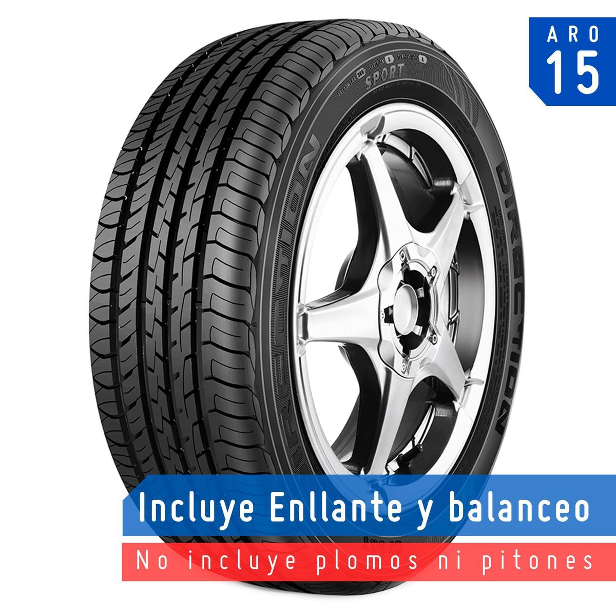 GOODYEAR - Llanta Goodyear Direction Sport 195/65 R15 91H