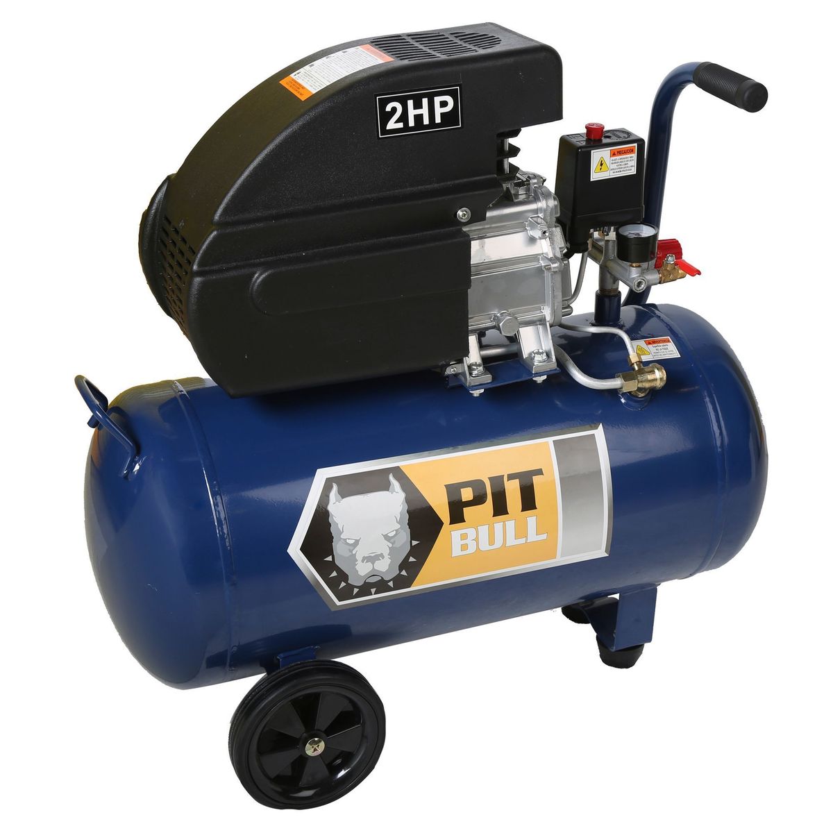 PITBULL PROFESIONAL - Compresora De Aire Pitbull Semi Profesional 2HP 50 Lt