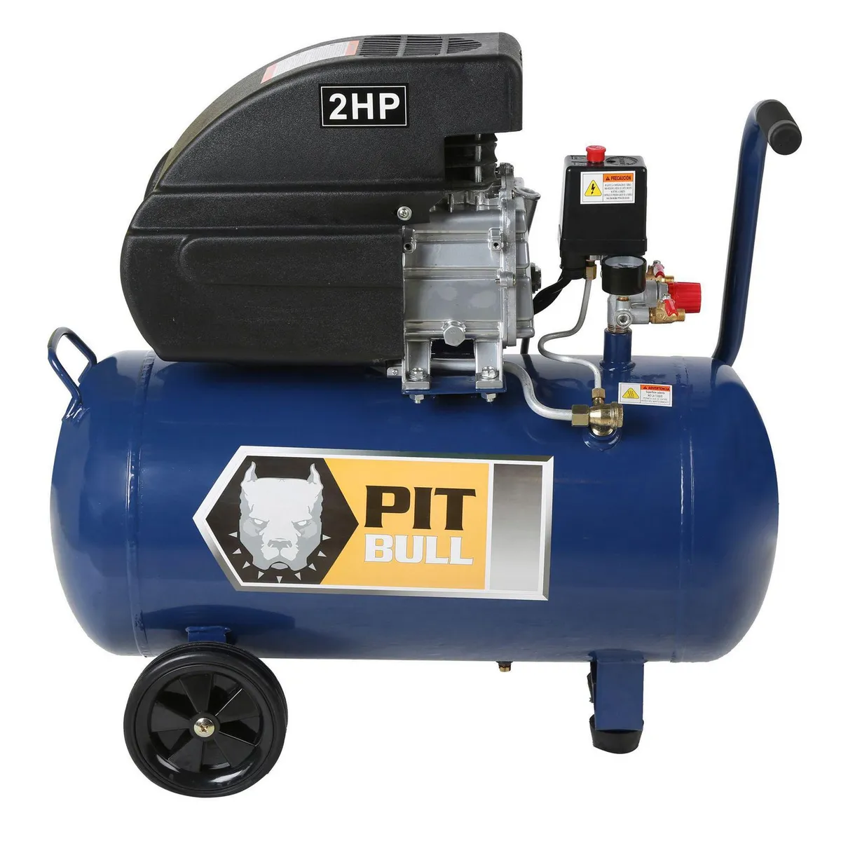 PITBULL PROFESIONAL - Compresora De Aire Pitbull Semi Profesional 2HP 50 Lt