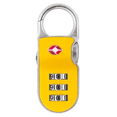 Candado con Clave TSA Yale 30 mm Amarillo