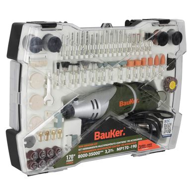 Multipropsito Elctrica 170w + 152 Accesorios Bauker