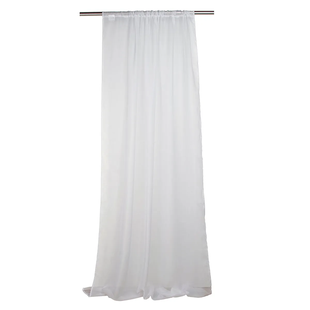 JUST HOME COLLECTION - Cortina de Velo 145x220cm 1p Pas Blanco