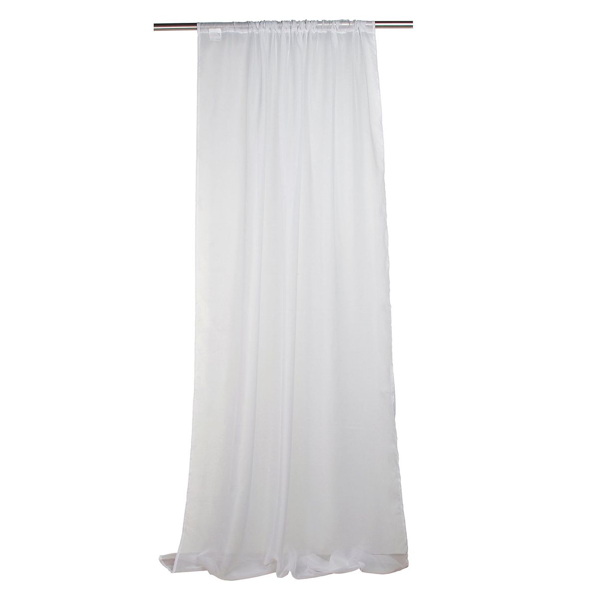 JUST HOME COLLECTION - Cortina de Velo 145x220cm 1p Pas Blanco