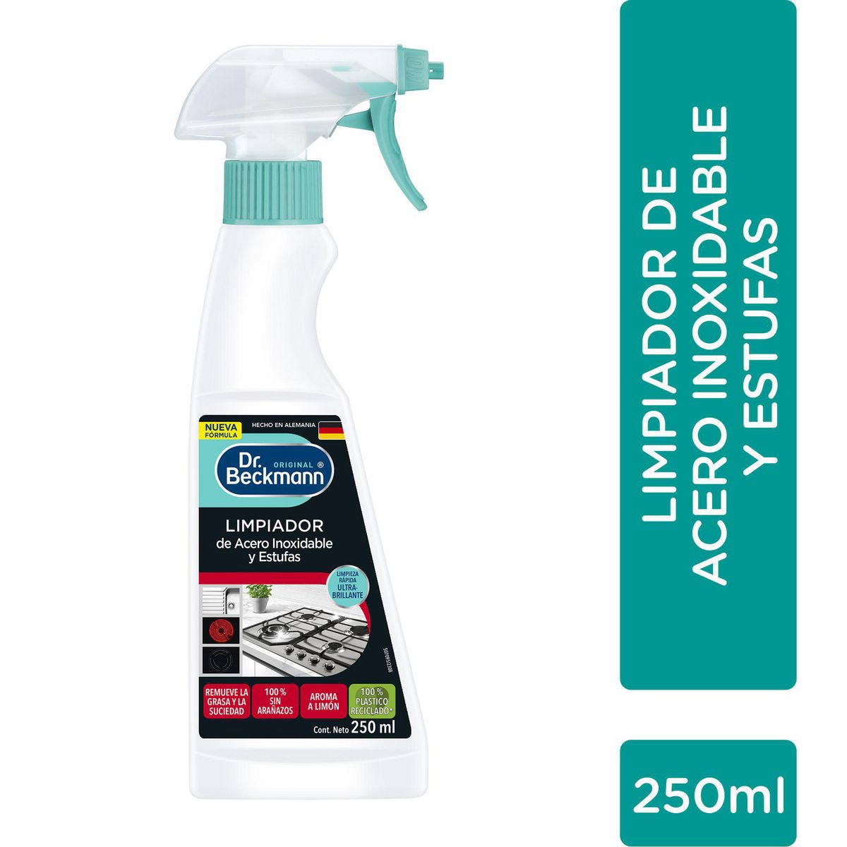 DR BECKMANN - Limpiador de Acero Inoxidable 250 ml.