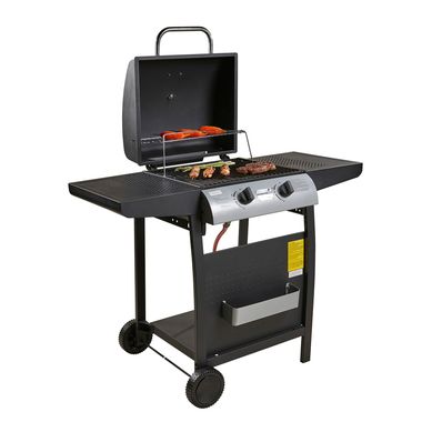 Parrilla a Gas 110x135x60cm 2 Quemadores