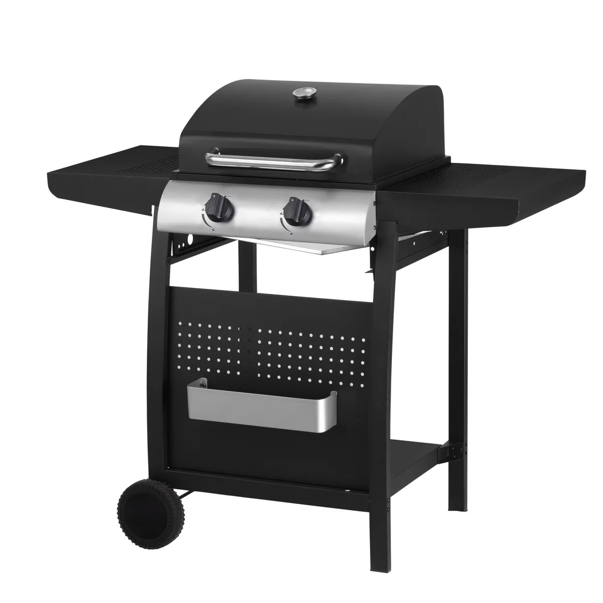 MR BEEF - Parrilla a Gas 110x135x60cm 2 Quemadores