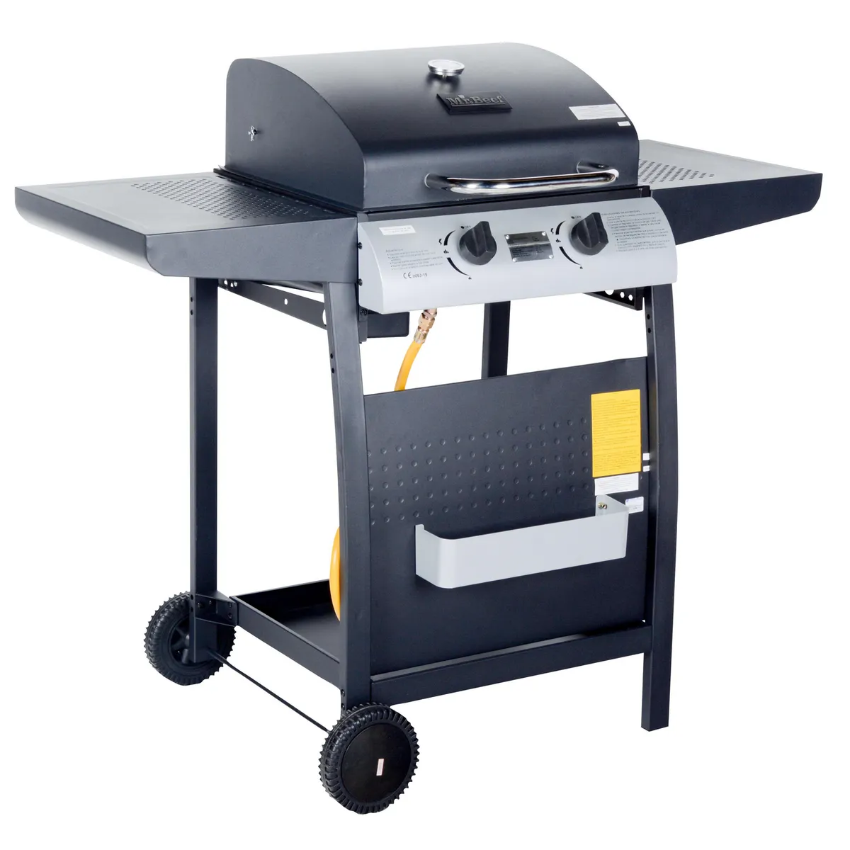 MR BEEF - Parrilla a Gas 110x135x60cm 2 Quemadores