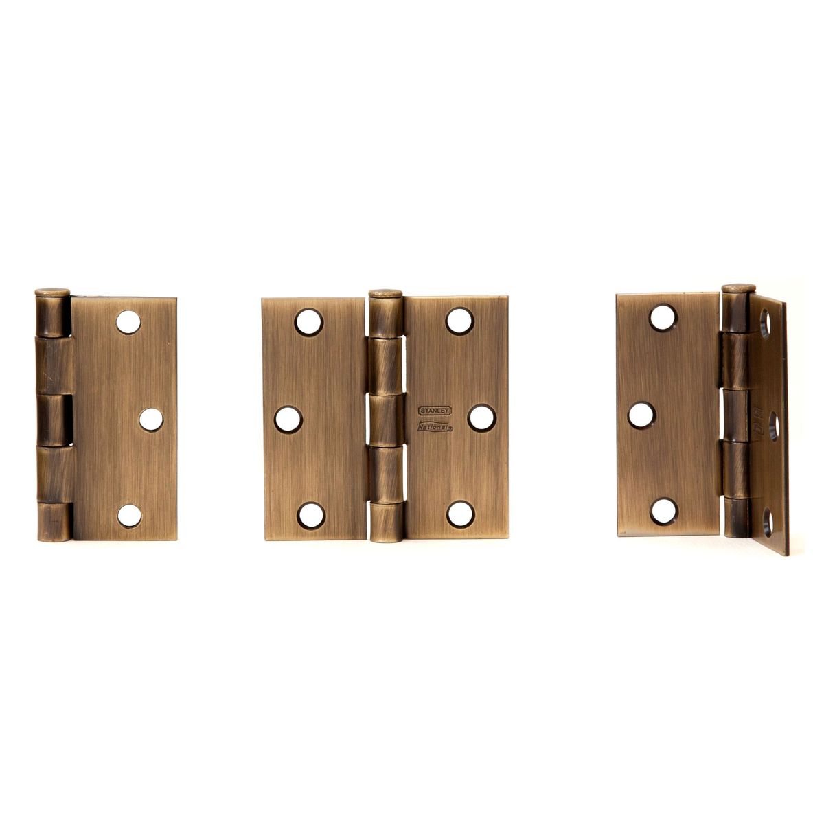 YALE - Bisagra de Bronce 3x3" x 3 und