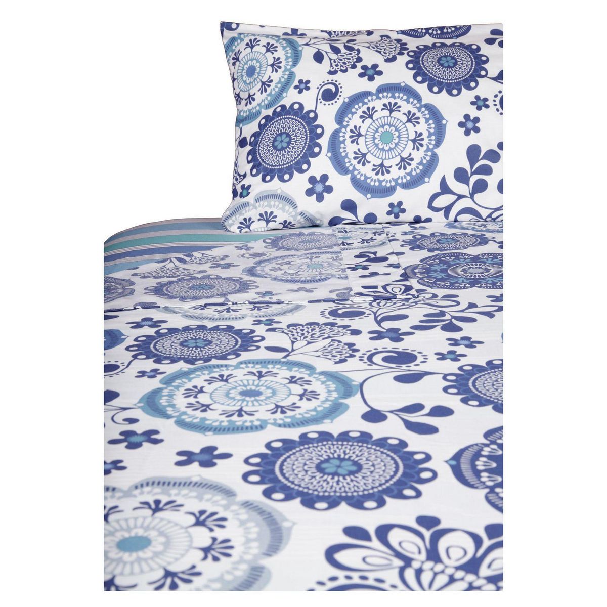 CASA BONITA - Juego de Sábanas Queen Francés 132 Hilos