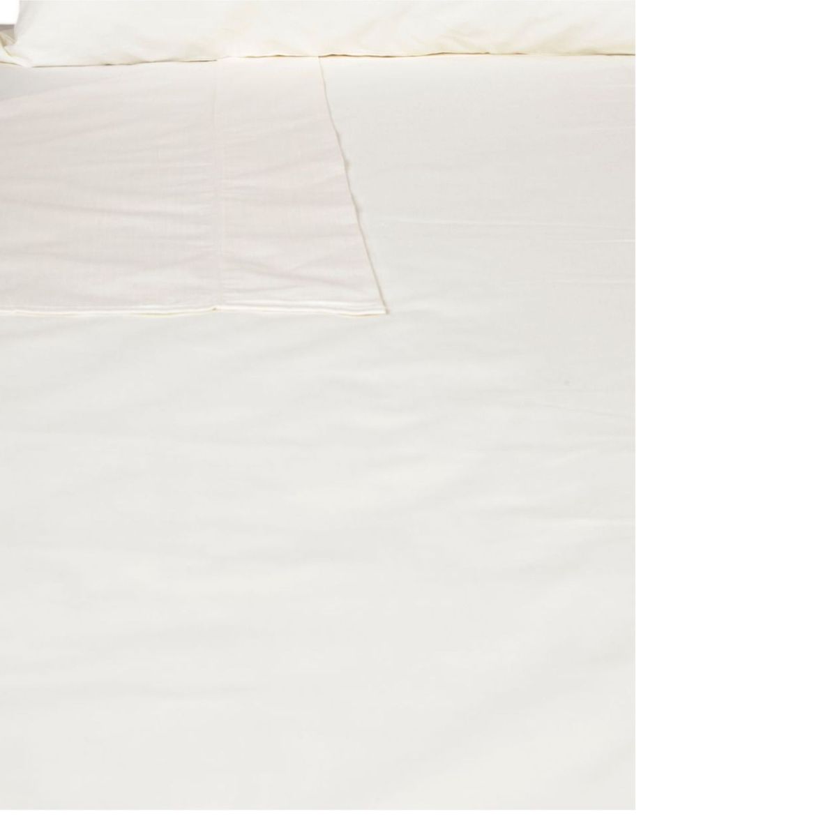 JUST HOME COLLECTION - Juego de Sábanas Algodón Queen 144 Hilos Nieve