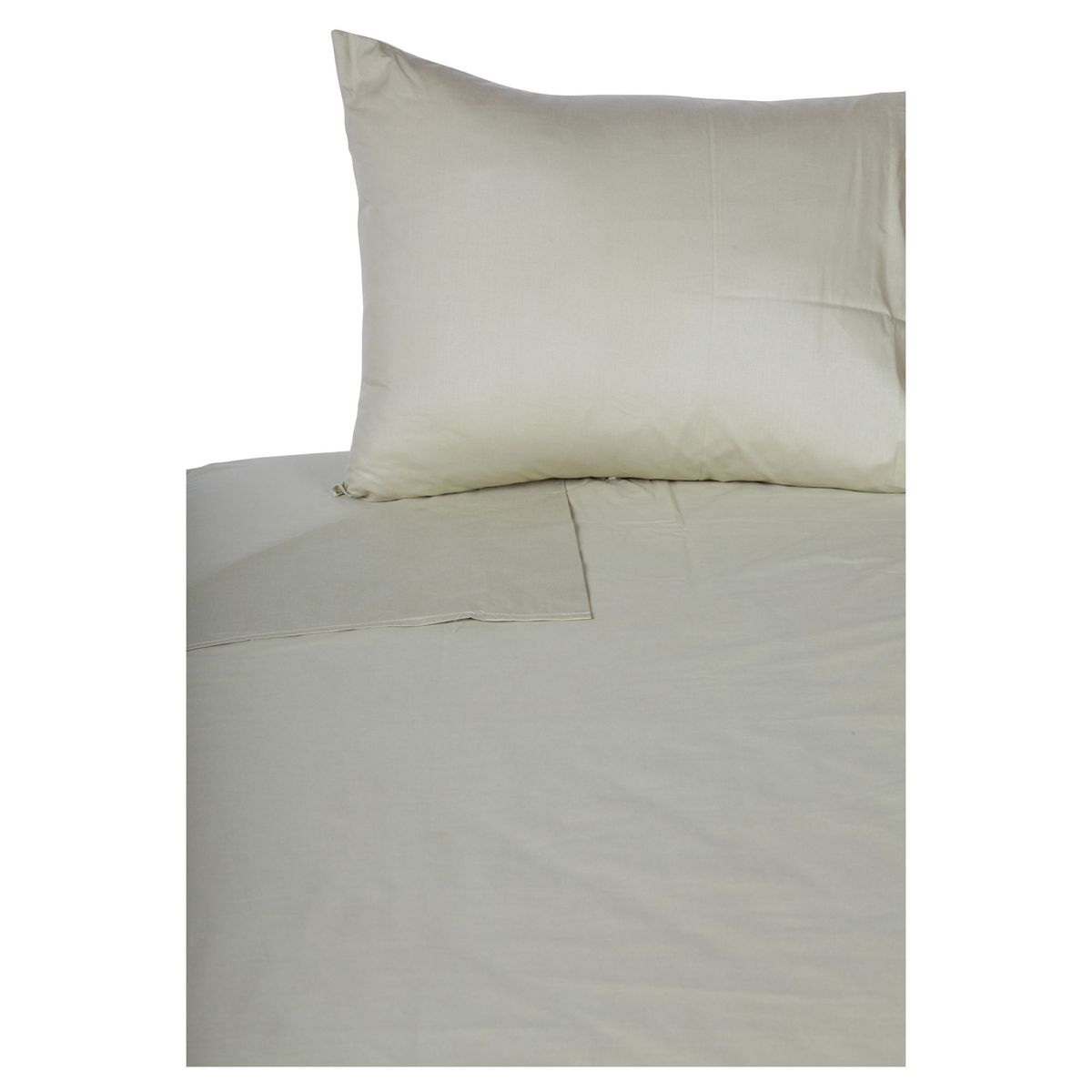 JUST HOME COLLECTION - Juego de Sábanas Algodón 1.5 Plazas 144 Hilos Café