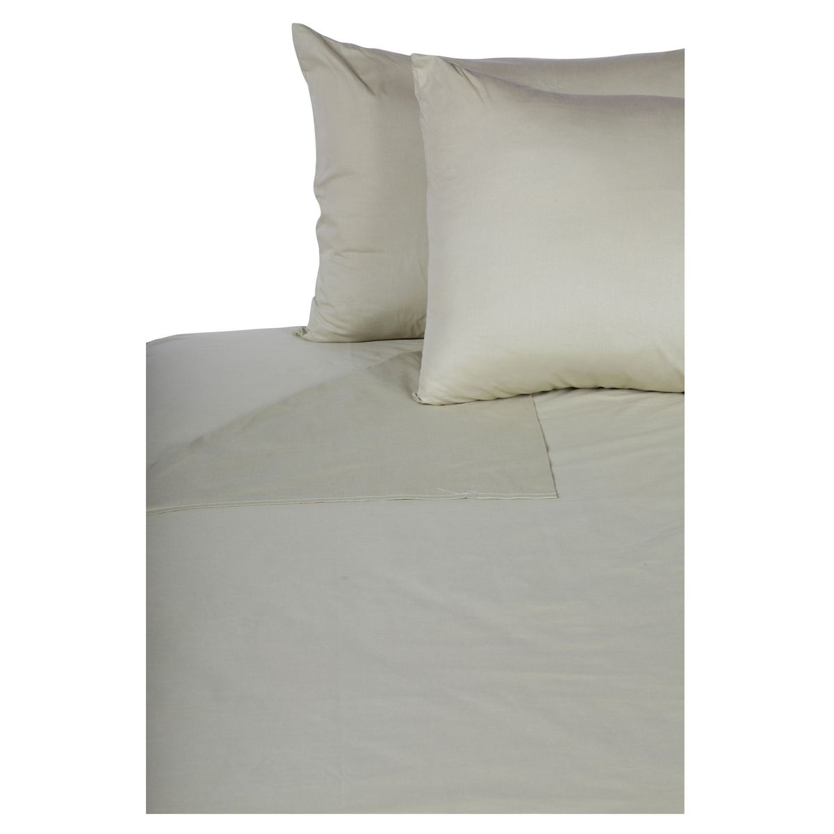 JUST HOME COLLECTION - Juego de Sábanas Algodón 2 Plazas 144 Hilos Café