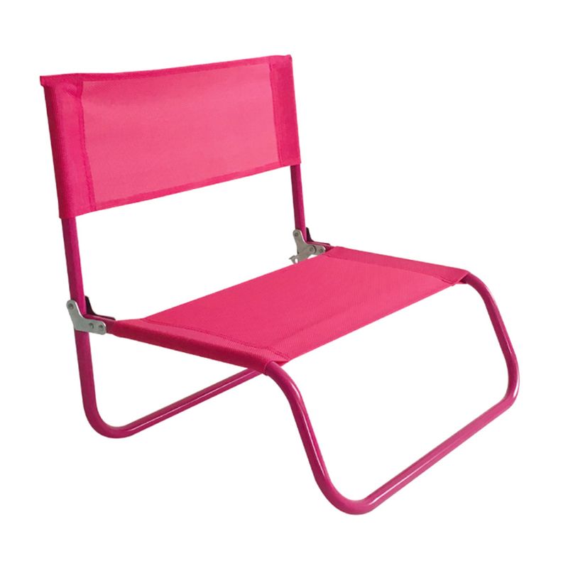 JUST HOME COLLECTION - Silla de playa Beach Plegable Roja