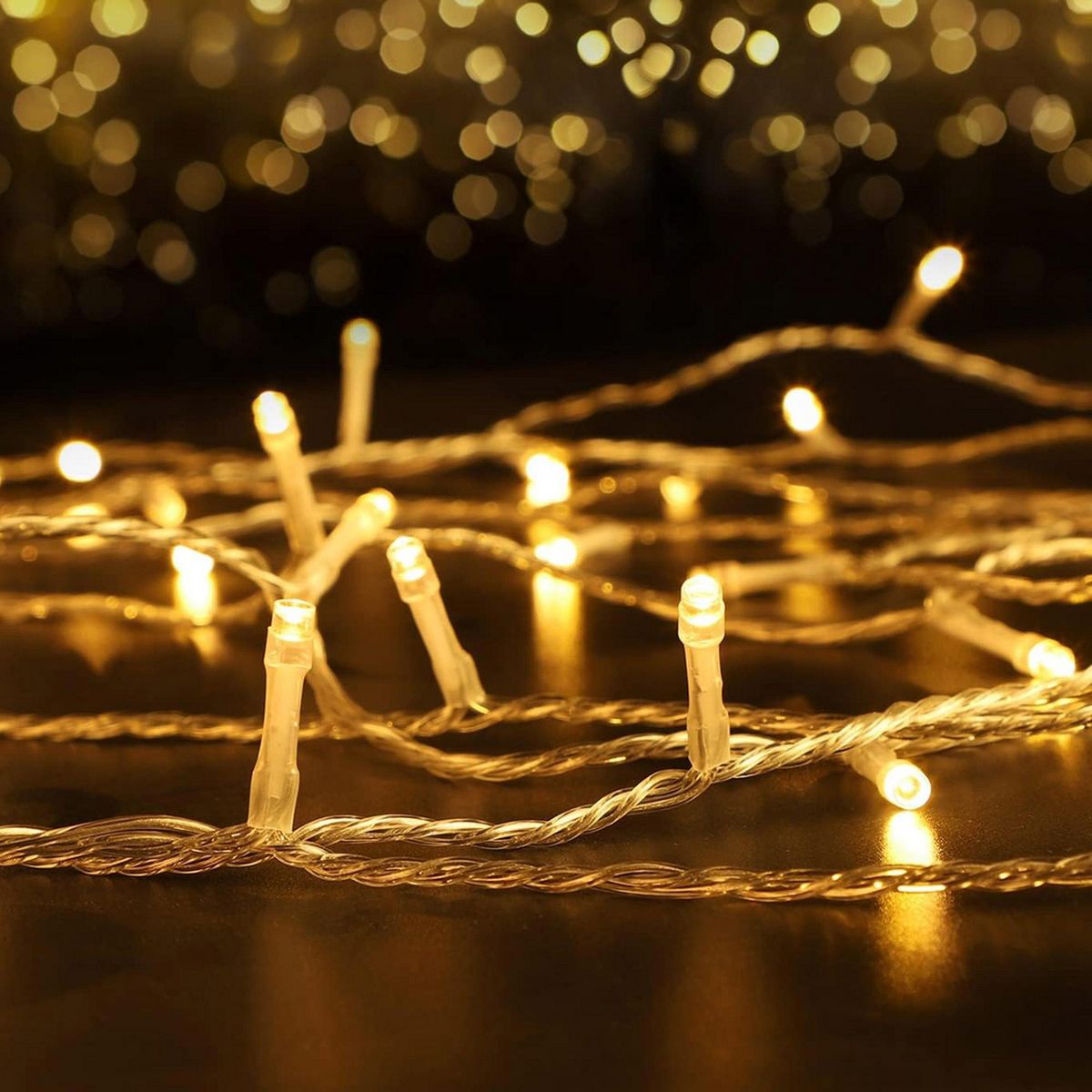 DEAR SANTA - 100 Luces LED Blancas Cálida Navidad