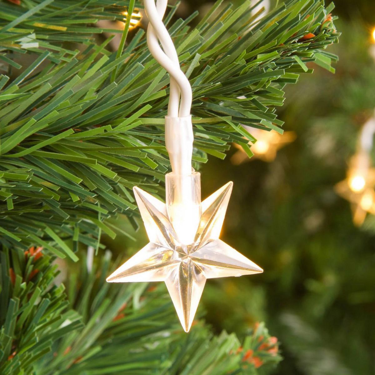 DEAR SANTA - Juego de 100 Luces LED Blanco Cálido Navidad