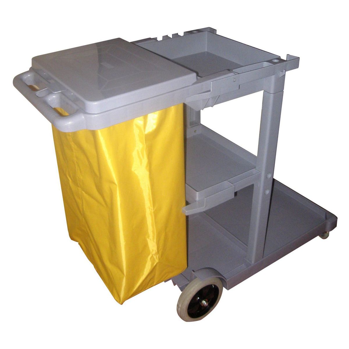 EBRIEL - Carrito De Limpieza Con Bolsa 95L Amarilla