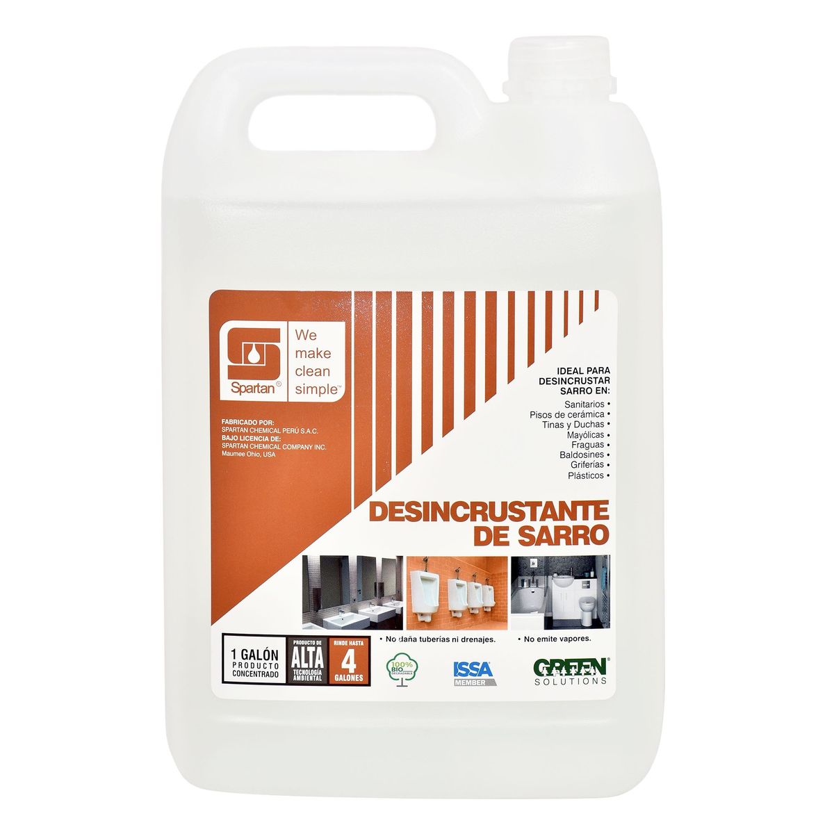 SPARTAN - Desinfectante Anti Sarro 1Gl