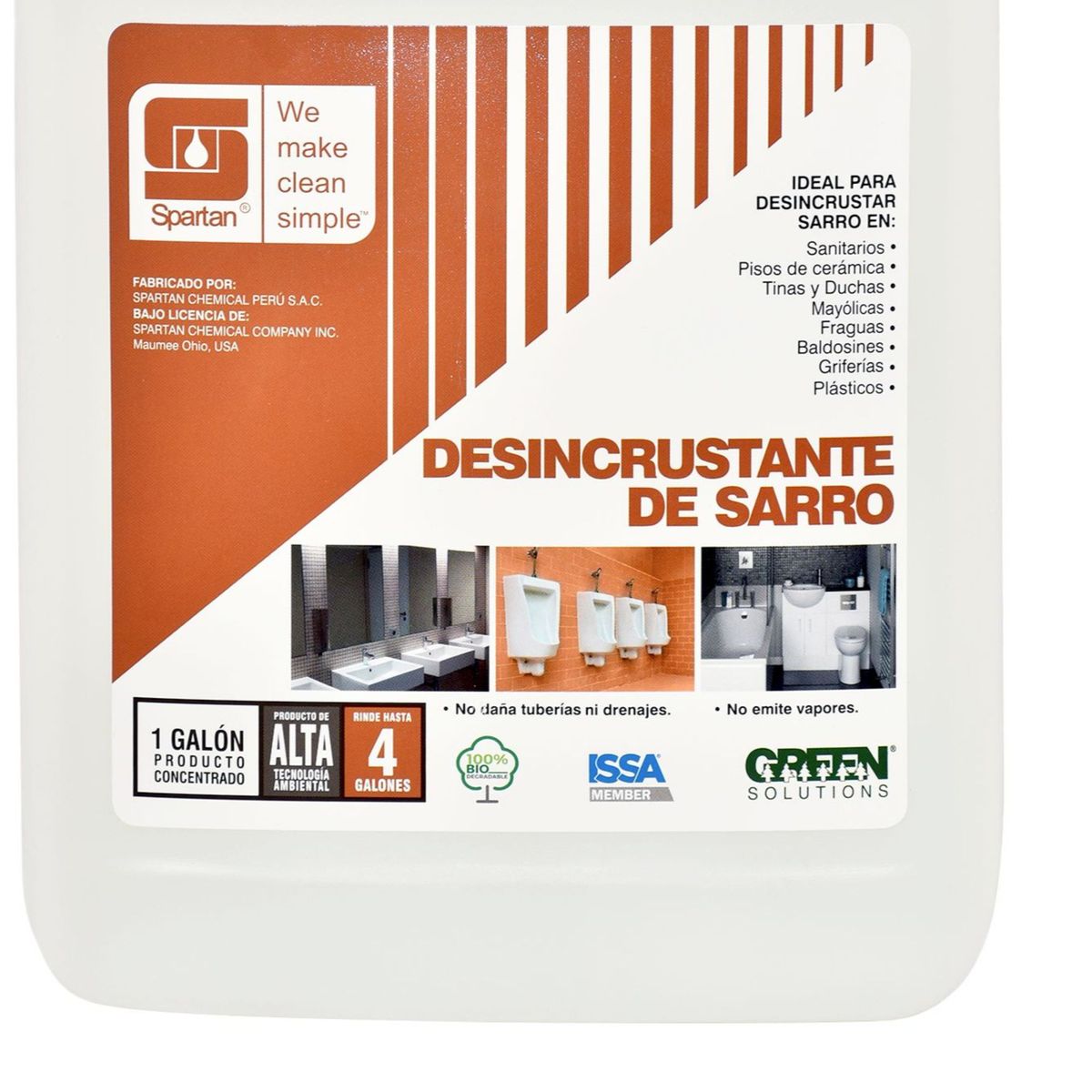 SPARTAN - Desinfectante Anti Sarro 1Gl