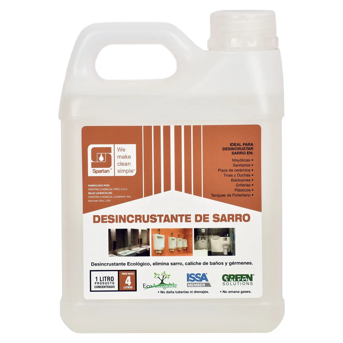 SPARTAN - Desinfectante Anti Sarro 1L