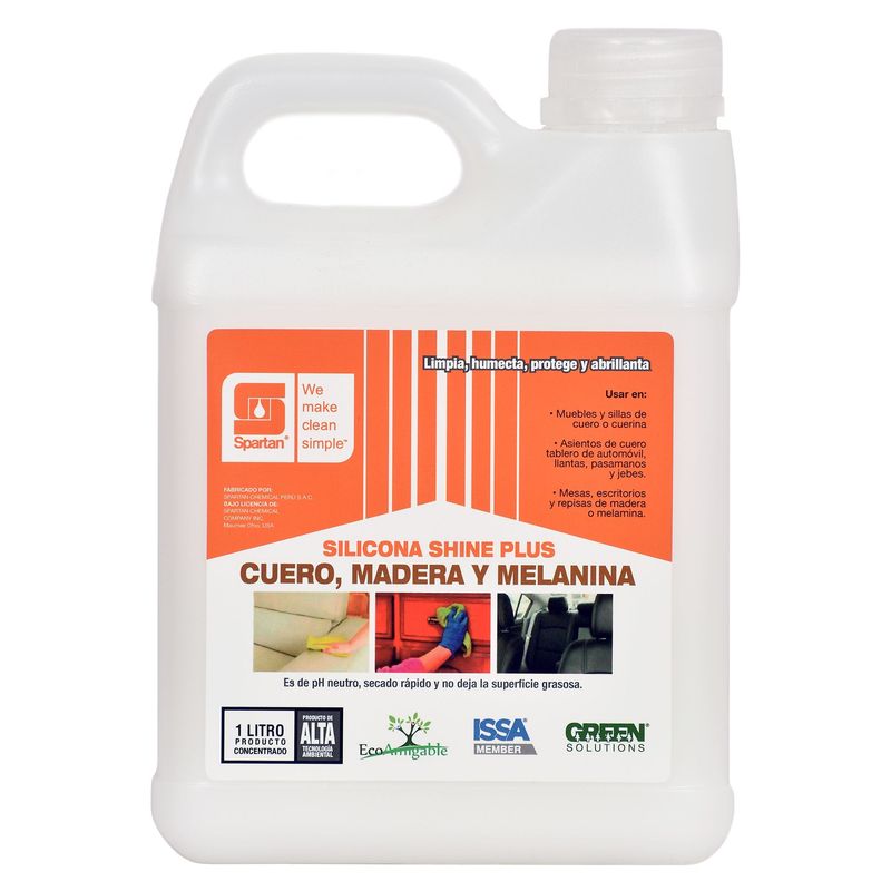 SPARTAN - Silicona Shine Plus Multisuperficies 1L