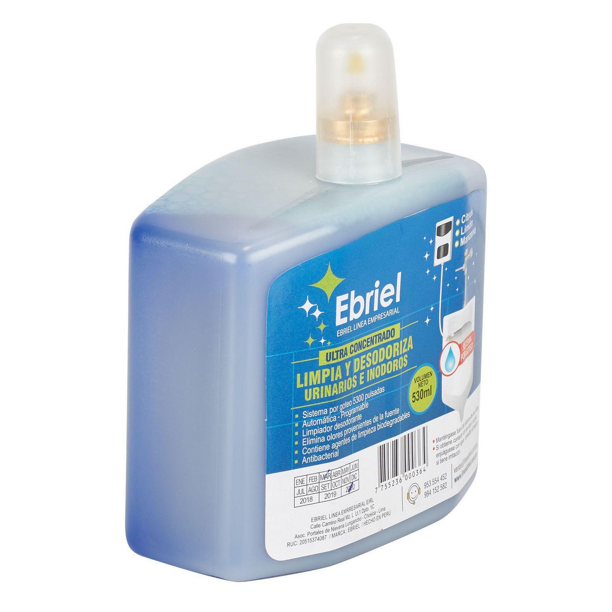 EBRIEL - Repuesto Deodorizador Ultra Concentrado 530 ml