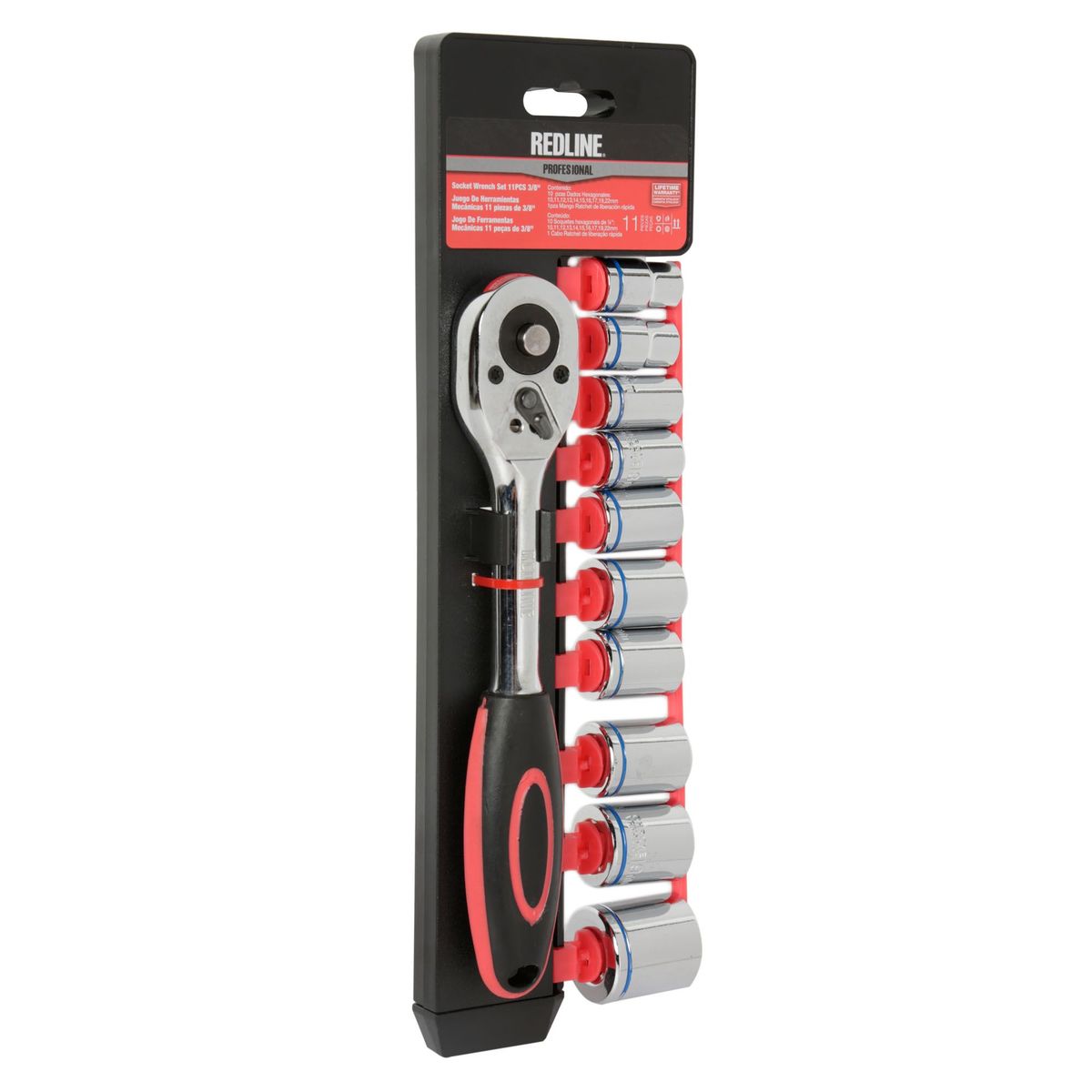 Set Llave Ratchet 3/8 11 Dados, marca REDLINE - Foto Principal