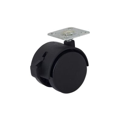 Garrucha Nylon Plataforma con Freno 50 mm.